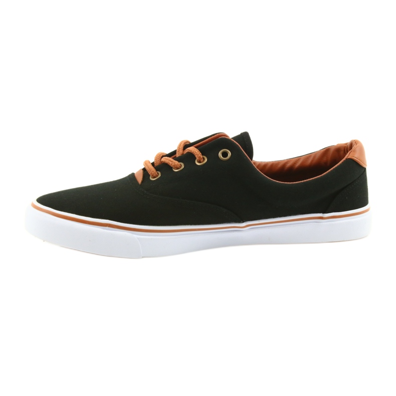 American Club Zapatos de hombre zapatillas negras LH03 negro marrón 2