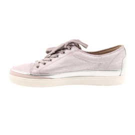Deportivas de piel Caprice 23654 gris rosado 2 Deportivas de piel Caprice 23654 gris rosado 2