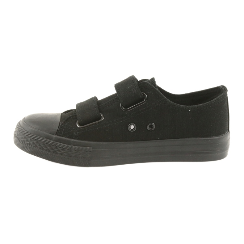 Atletico Zapatillas negras con velcro TDZ-7-V negro 2