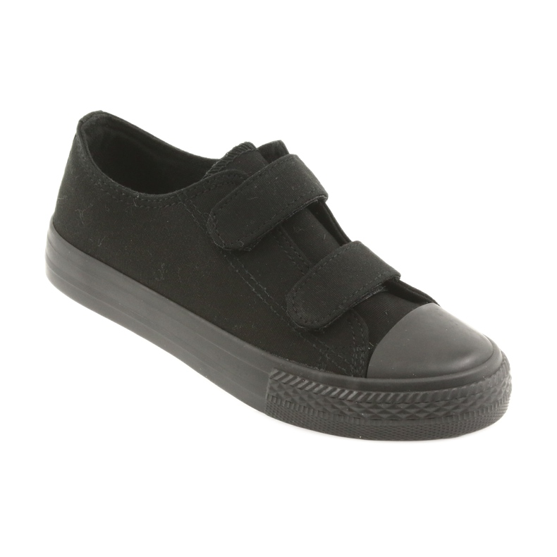 Atletico Zapatillas negras con velcro TDZ-7-V negro 1