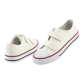 Deportivas blancas con Velcro Atletico TDZ-7-V blanco 5 Deportivas blancas con Velcro Atletico TDZ-7-V blanco 5