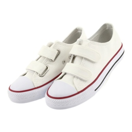 Deportivas blancas con Velcro Atletico TDZ-7-V blanco 3