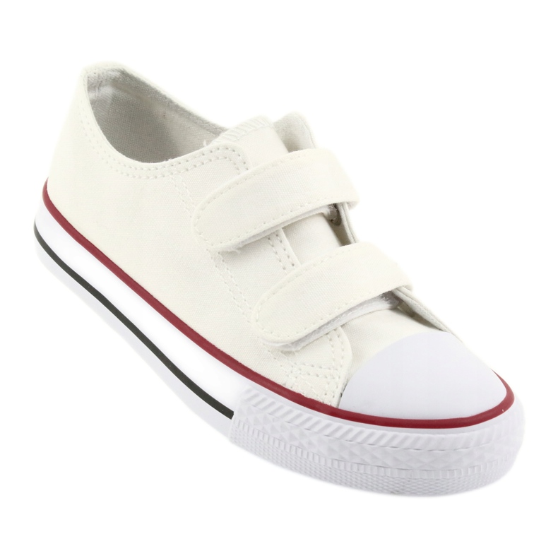 Deportivas blancas con Velcro Atletico TDZ-7-V blanco 1 Deportivas blancas con Velcro Atletico TDZ-7-V blanco 1