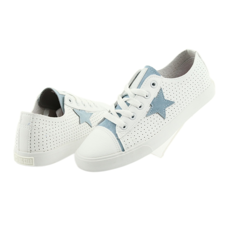 Zapatillas Big Star estrella azul 274692 blanco 4