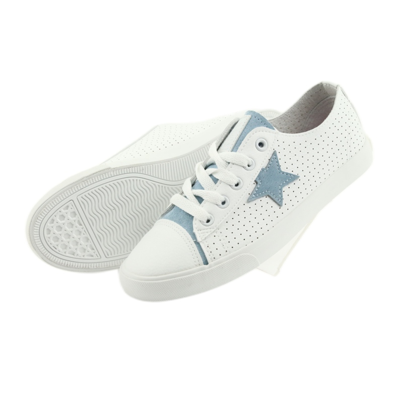 Zapatillas Big Star estrella azul 274692 blanco 3
