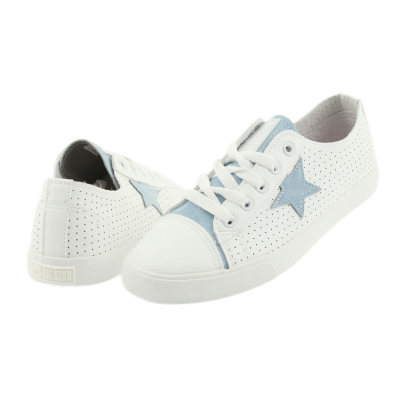Zapatillas Big Star estrella azul 274692 blanco 6