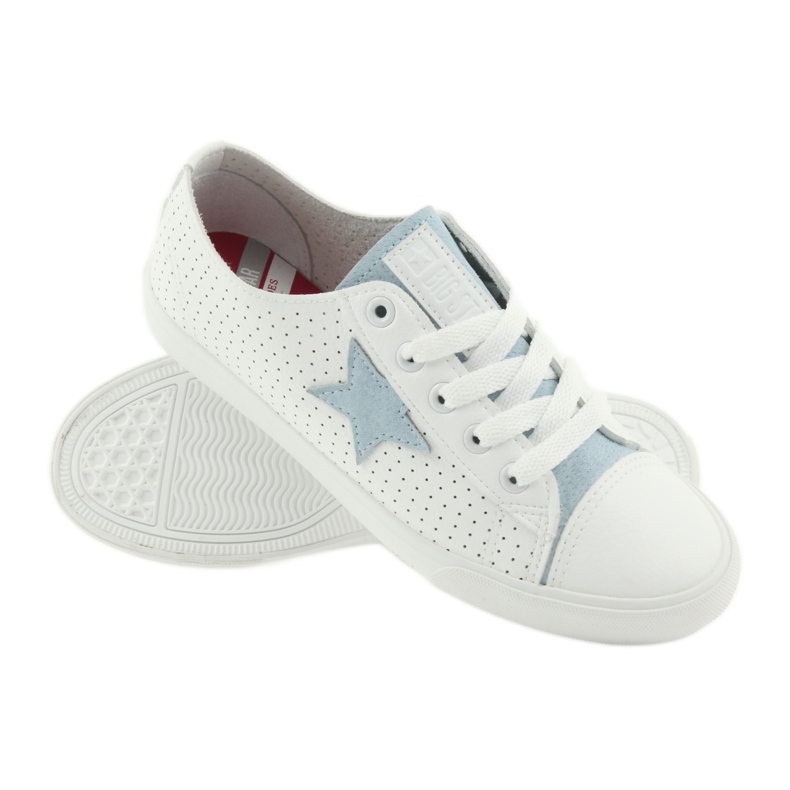Zapatillas Big Star estrella azul 274692 blanco 5