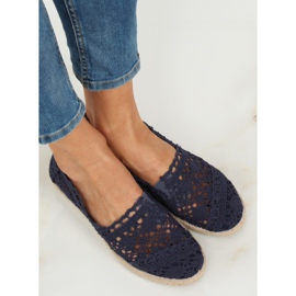Alpargatas de encaje azul marino JX1020 Navy 1