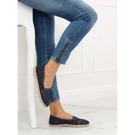 Alpargatas de encaje azul marino JX1020 Navy 2