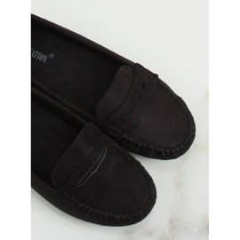 Black Mocasines negros de mujer C18037 Black 3
