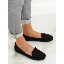 Black Mocasines negros de mujer C18037 Black 5