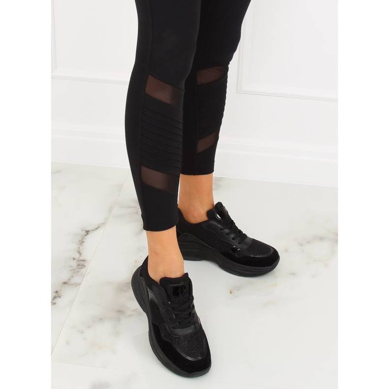 Zapatillas deportivas negras B318-18 Negra negro 1