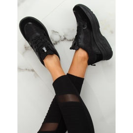 Zapatillas deportivas negras B318-18 Negra negro 3
