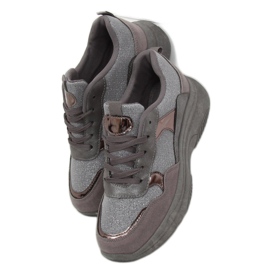 Zapatilla deportiva gris B318-18 Plata 4