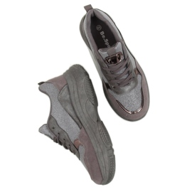 Zapatilla deportiva gris B318-18 Plata 6