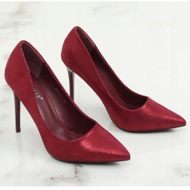 Tacones de mujer granate AT-0596-L Wine rojo 1