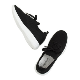 Black LX-9837 Zapatillas deportivas negras negro 1 Black LX-9837 Zapatillas deportivas negras negro 1