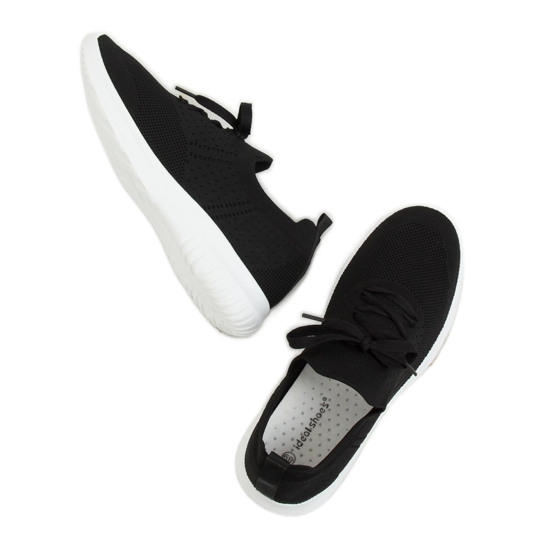 Black LX-9837 Zapatillas deportivas negras negro 1 Black LX-9837 Zapatillas deportivas negras negro 1