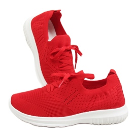 Red LX-9837 Zapatillas deportivas rojas rojo 3