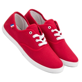 McKey Zapatillas clásicas rojas rojo 4