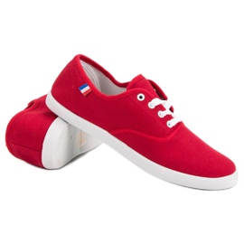 McKey Zapatillas clásicas rojas rojo 3