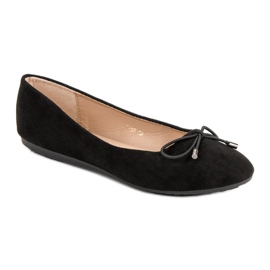 Bailarinas De Ante Con Lazo negro 4