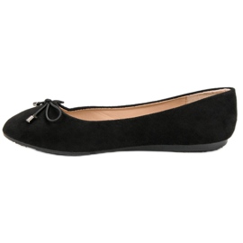 Bailarinas De Ante Con Lazo negro 5