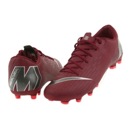 Zapatos de fútbol Nike Mercurial Vapor 12 Academy FG M AH7375-606 burdeos rojo 5 Zapatos de fútbol Nike Mercurial Vapor 12 Academy FG M AH7375-606 burdeos rojo 5