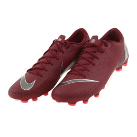Zapatos de fútbol Nike Mercurial Vapor 12 Academy FG M AH7375-606 burdeos rojo 4 Zapatos de fútbol Nike Mercurial Vapor 12 Academy FG M AH7375-606 burdeos rojo 4