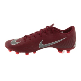 Zapatos de fútbol Nike Mercurial Vapor 12 Academy FG M AH7375-606 burdeos rojo 2 Zapatos de fútbol Nike Mercurial Vapor 12 Academy FG M AH7375-606 burdeos rojo 2