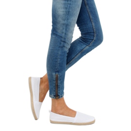 Alpargatas de malla blancas JX1029 Blanco 1
