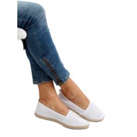 Alpargatas de malla blancas JX1029 Blanco 2