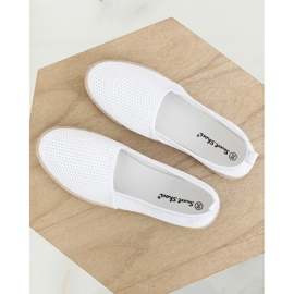 Alpargatas de malla blancas JX1029 Blanco 3