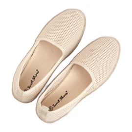 Alpargatas de malla beige JX1029 Beige 3