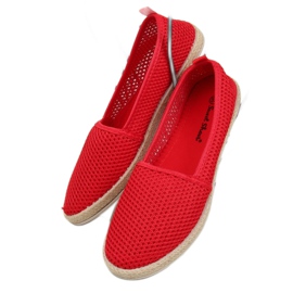 Alpargatas de malla roja JX1029 Rojo 4