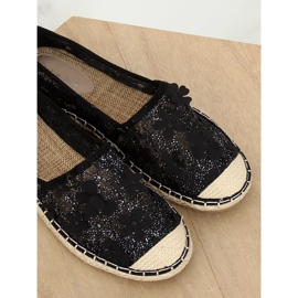 Alpargatas de encaje negras MB188-225 Black negro 2