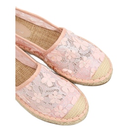 Alpargatas de encaje rosa MB188-225 Pink rosado 2