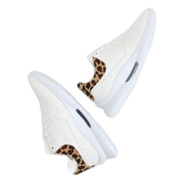 Zapatillas deportivas suela convexa blanca R-377 WHITE / HAIRLEOPARD blanco 6