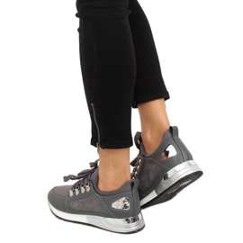 Zapatilla deportiva gris R-385 Gris 6