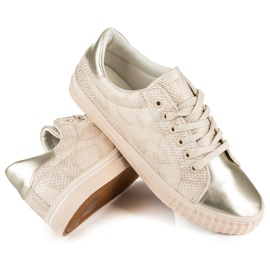 Zapatillas con puntera brillante marrón 1 Zapatillas con puntera brillante marrón 1