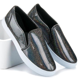 BOSHIMAO Zapatillas sin cordones negro 2