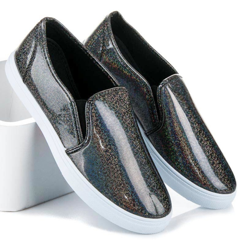 BOSHIMAO Zapatillas sin cordones negro 2