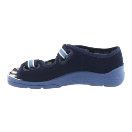 Sandalias calzado infantil Befado 969x101 velcro azul marino blanco 2