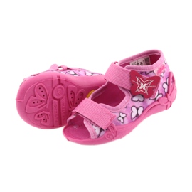 Sandalias befado calzado infantil 242P091 púrpura rosa 4