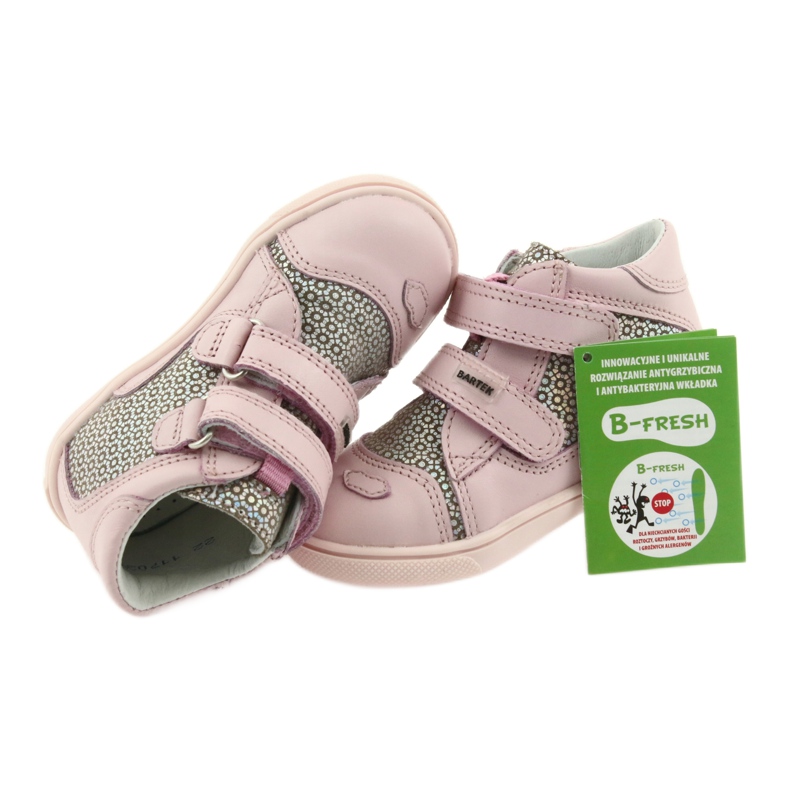 Boots de cierre adhesivo de Bartek Girls11703 Pink rosado 6