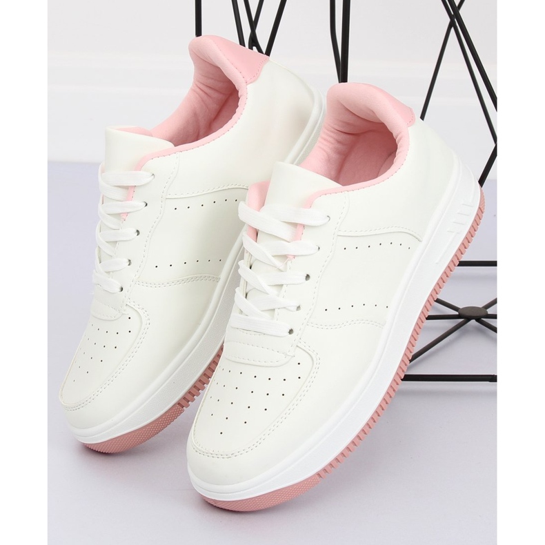 Zapatillas deportivas blancas y rosa LV75P Pink blanco 1