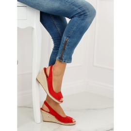 Alpargatas rojas con cuñas rojo YY29P Rojo 1 Alpargatas rojas con cuñas rojo YY29P Rojo 1