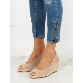 Alpargatas con cuña beige YY29P Beige 2