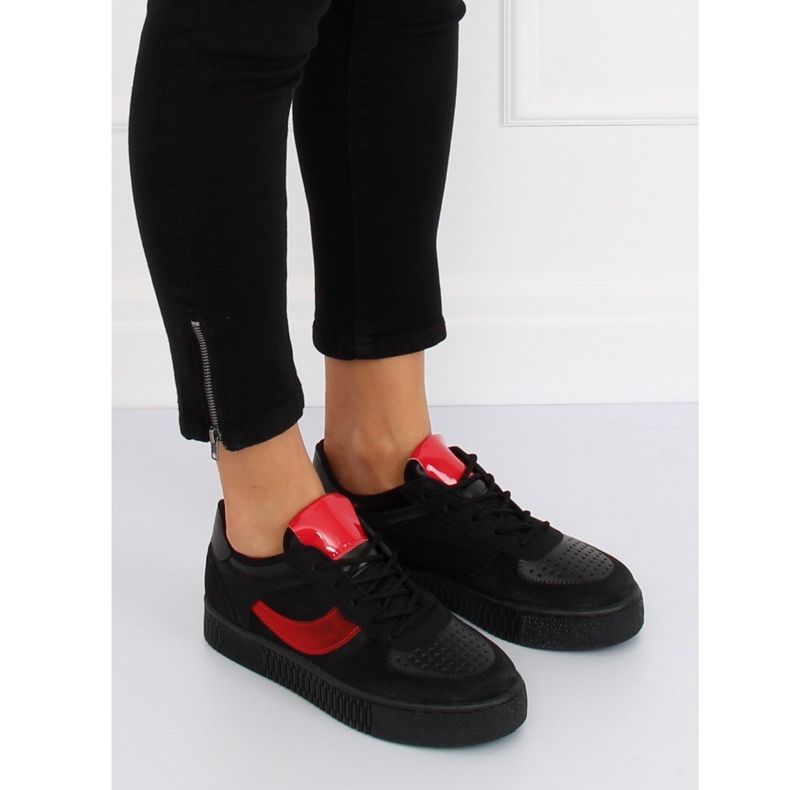 Negro LA51P Zapatillas negras creepersy 1