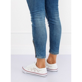Zapatillas de encaje blancas NB282P Blanco 3